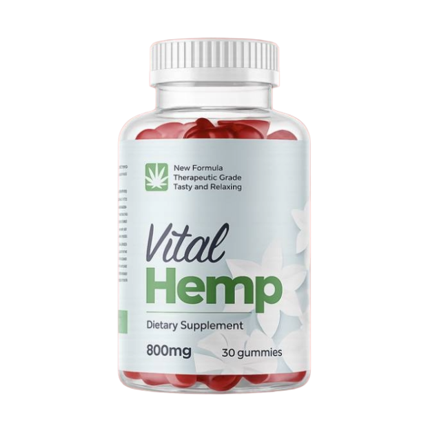 Single bottle of Vital Hemp Gummies